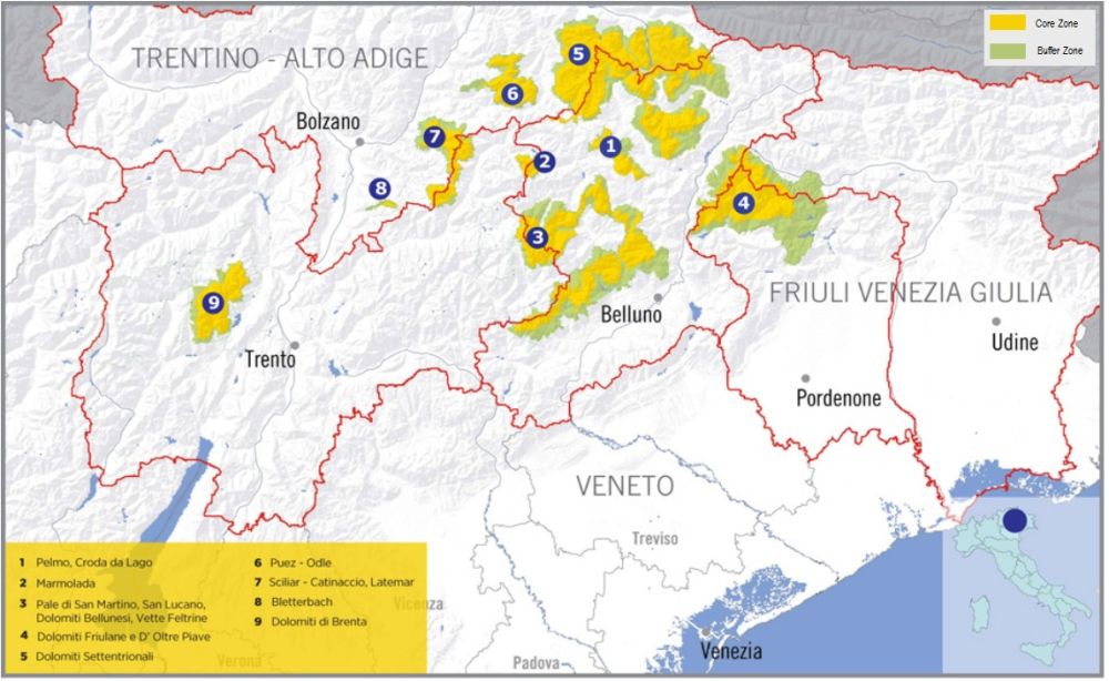 dolomites map