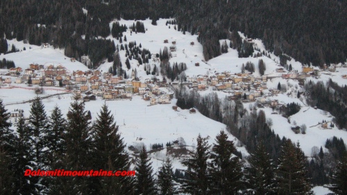 clima invernale nei paesi delle dolomiti