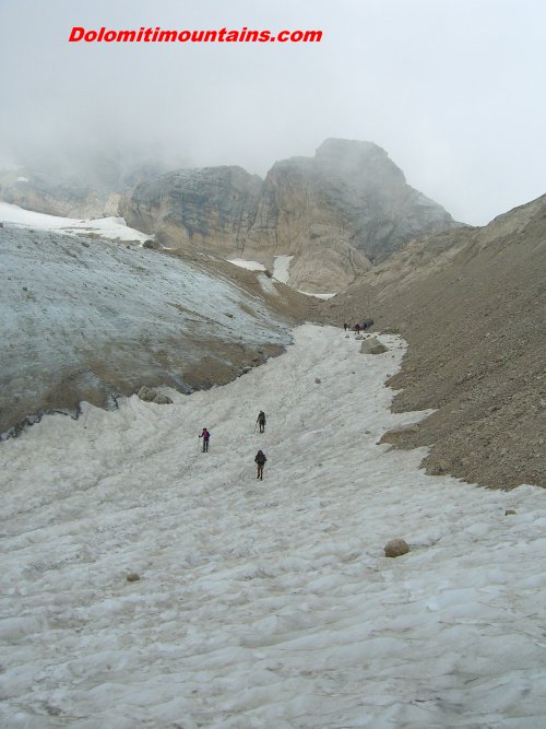 size of the glacier