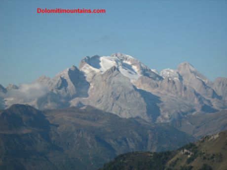 top of the mountain in autumn