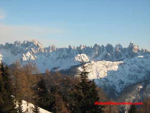 Spalti di Toro from Antelao in winter