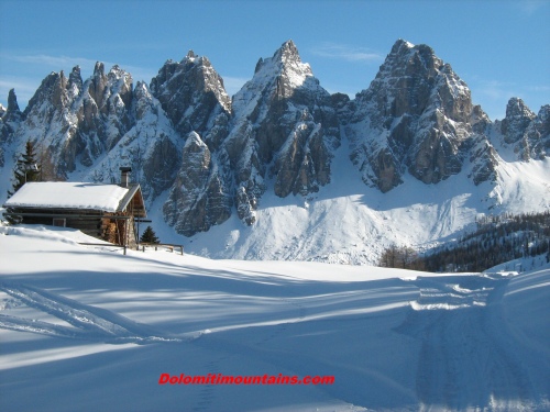 Spalti di Toro from Vedorcia in winter