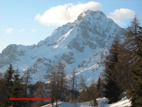 Antelao Mountain as seen from Cadore