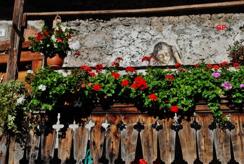 murales on a balcony