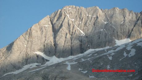 ski slopes on the massive