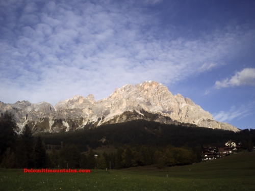 The Mountains over Cortina