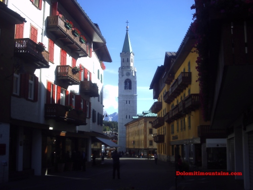 corso italia in cortina d'ampezzo