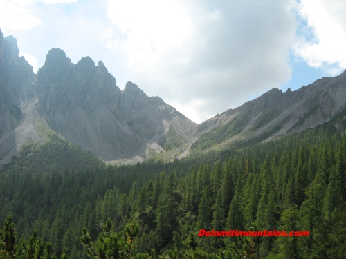 Spalti di Toro Gallery a sight on Forcella Spe